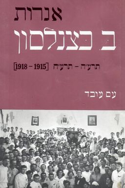 אגרות ברל כצנלסון (ב) - תרע"ד-תרע"ח (1915-1918) / ברל כצנלסון עורך: יהודה שרת