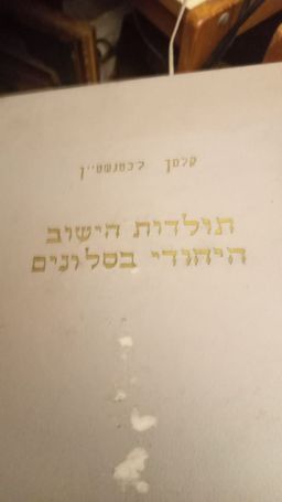תולדות הישוב היהודי בסלונים / קלמן ליכטנשטיין