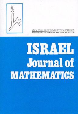 Israel Journal Of Mathematics 2000 / 