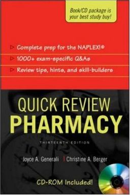 Quick Review: Pharmacy (Appleton & Lange's Quick Review Pharmacy: Questions & Answers) - Joyce Generali