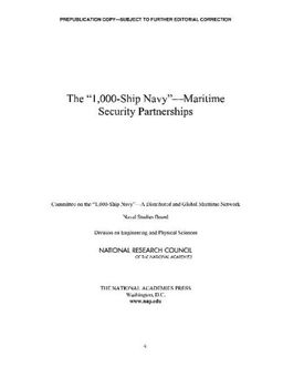 Maritime Security Partnerships - Committee on the "1,000-Ship Navy" - A Distributed and Global Maritime Network