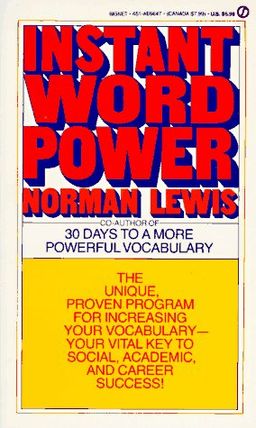 Instant Word Power (Signet) / Norman Lewis