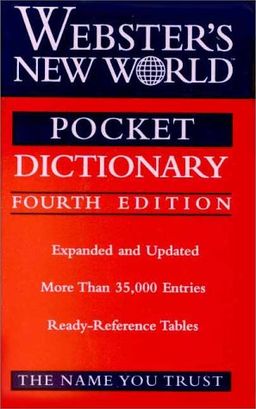 Webster's New World Pocket Dictionary - Jonathan L. Goldman Webster's New World Pocket Dictionary - Jonathan L. Goldman