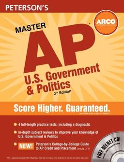 Master the AP Government and Politics 2e (Peterson's Ap U. S. Government & Politics) - Peterson's