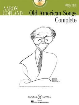 Old American Songs Complete Medium Voice (Bk/CD) with Piano Accompaniments (BH Voice) - Copland A