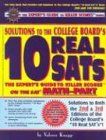 Solutions to the College Board: Ten Real SATs - Valerie Knapp