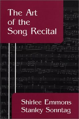 The Art of the Song Recital - Shirlee Emmons The Art of the Song Recital - Shirlee Emmons