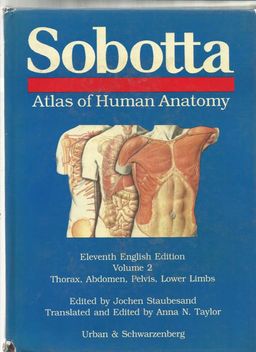 Sobotta - atlas of human anatomy vol.1+2 - סובוטה - אטלס אנטומי של גוף האדם / Staubesand
